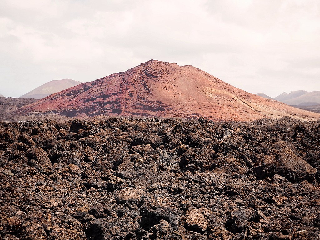 Parc National de Timanfaya sur l'île de Lanzarote dans les Canaries. Photo de Daniele Provini.