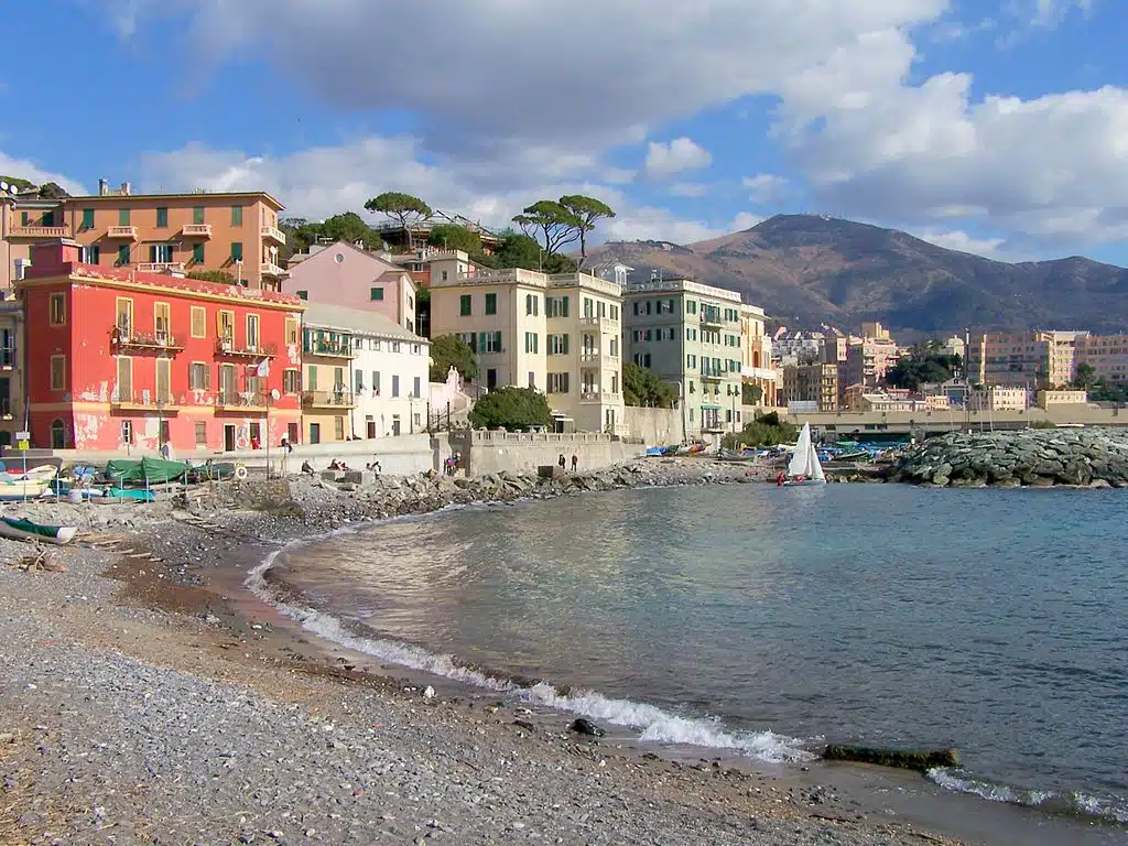 Plage de Vernazzola à Gênes - Photo de Patano