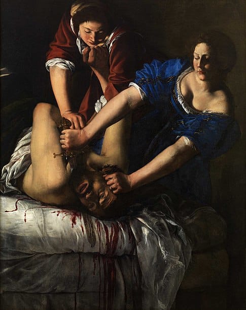  Giuditta che decapita Oloferne par Artemisia Gentileschi. Museo Nazionale di Capodimonte