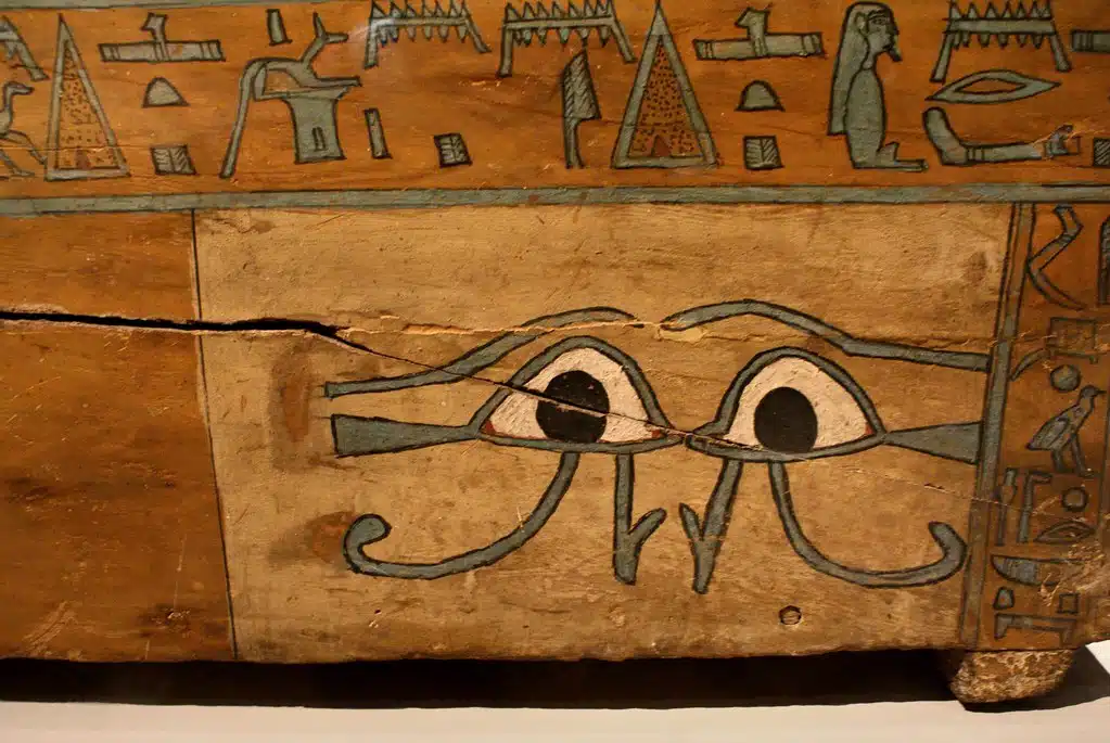 Illustration sur un tombeau dans la musée égyptien de Turin