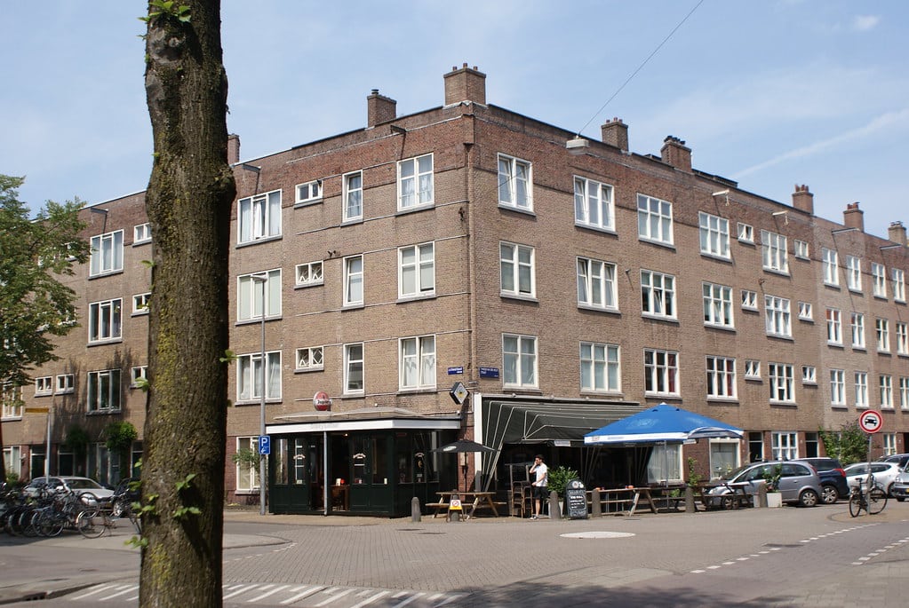 > Immeuble d'habitation dans le Pijp à Amsterdam.