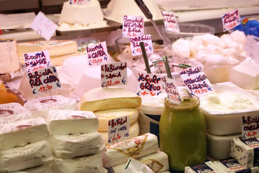 > L'un des meilleures fromagers du marché d'après la confession d'une Génoise d'adoption.