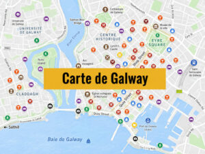 Carte de Galway en Irlande