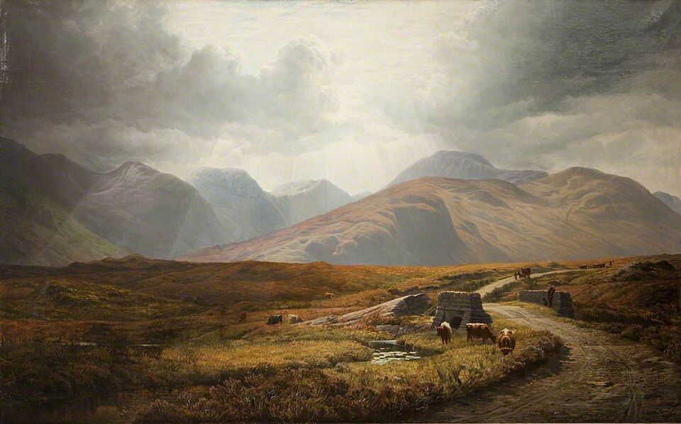 Connemara en Irlande par Bartholomew Colles au Watkins Haworth Art Gallery.