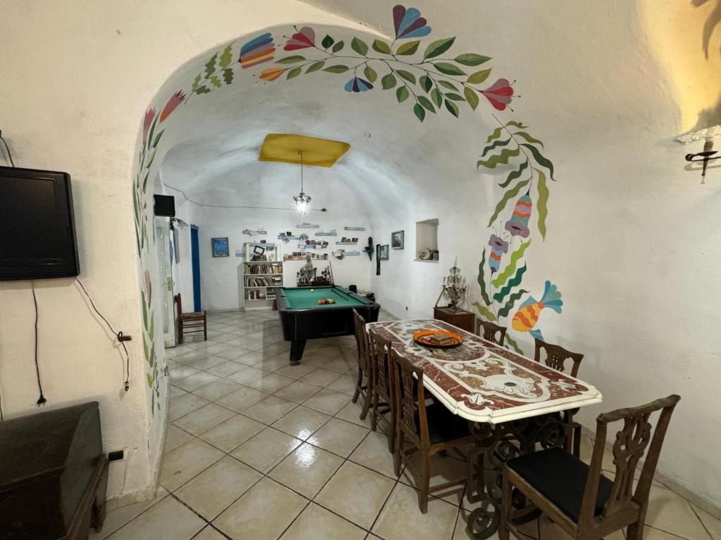 Espace commun dans l'auberge de jeunesse d'Ischia : Ring Hostel.