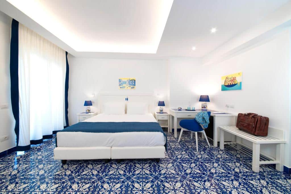 Chambre de l'Hotel Terme San Michele SPA à Sant Angelo, Ischia.