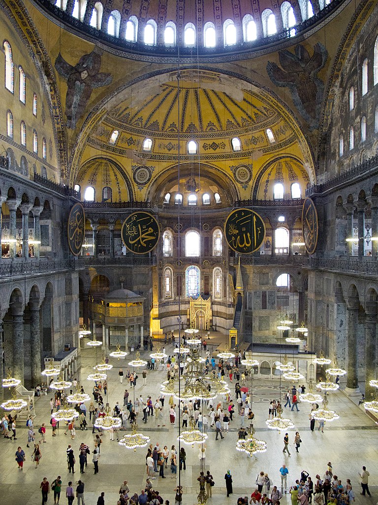 Dans la basilique Sainte Sophie (Hagia Sophia) par Brian Jeffery Beggerly - Licence CCBY 2.0