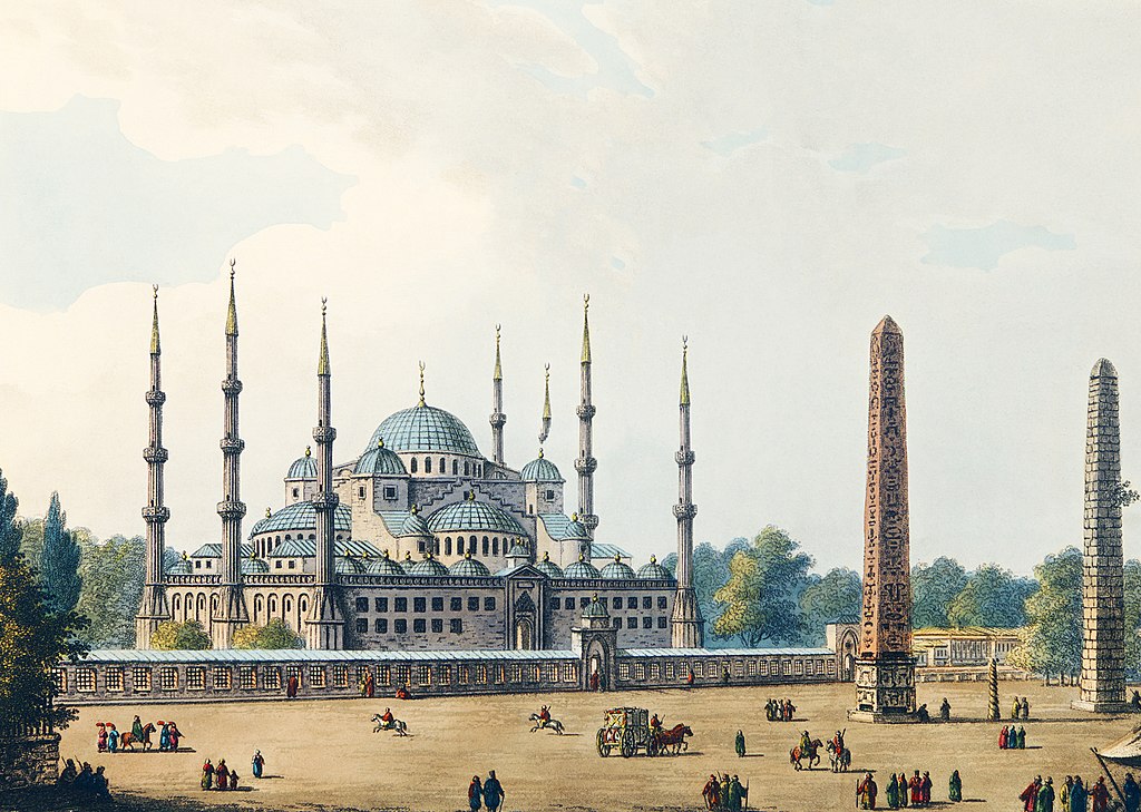 Hippodrome de Constantinople à Istanbul vers 1800 - Image de Rawpixel - Licence CCBYSA 4.0