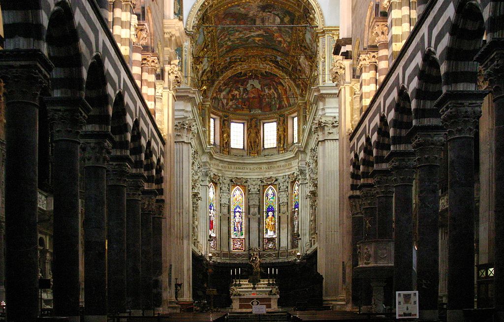 Choeur baroque de la Cathedrale San Lorenzo à Gênes. Photo de José Luiz.