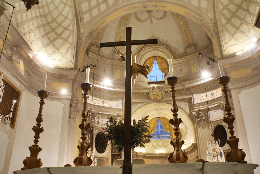 > Eglise San Torpete, petite merveille baroque à Gênes.