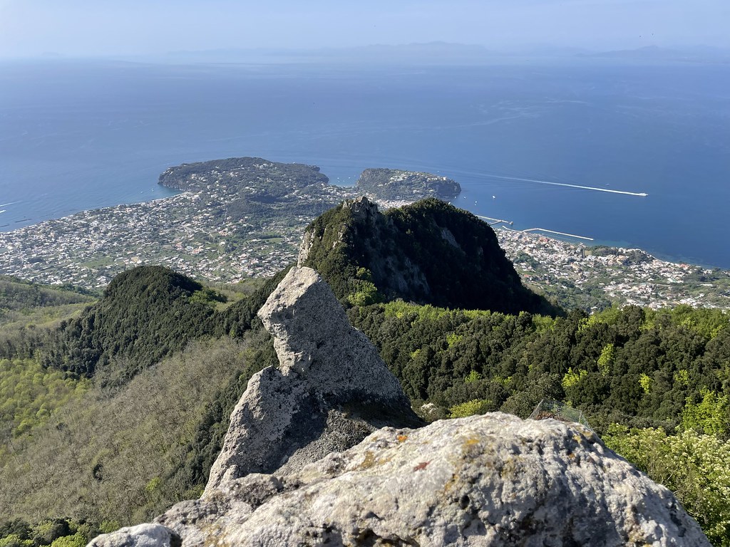Vue depuis le point culminant de l'île d'Ischia.
