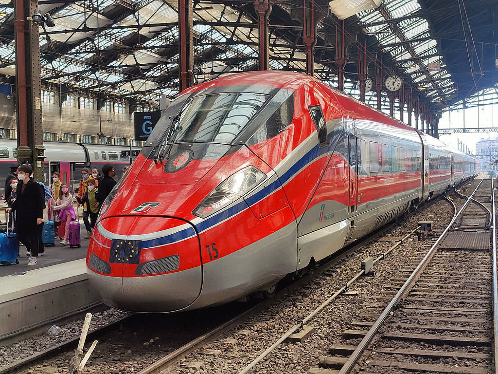 Trenitalia sur la ligne Paris Milan - Photo de Stig124 - Licence ccbysa 4.0