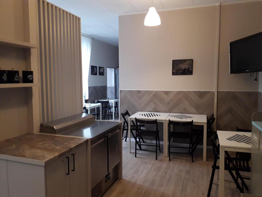 Cuisine de l'Hostel Kamienica Rynek 7 à Katowice.