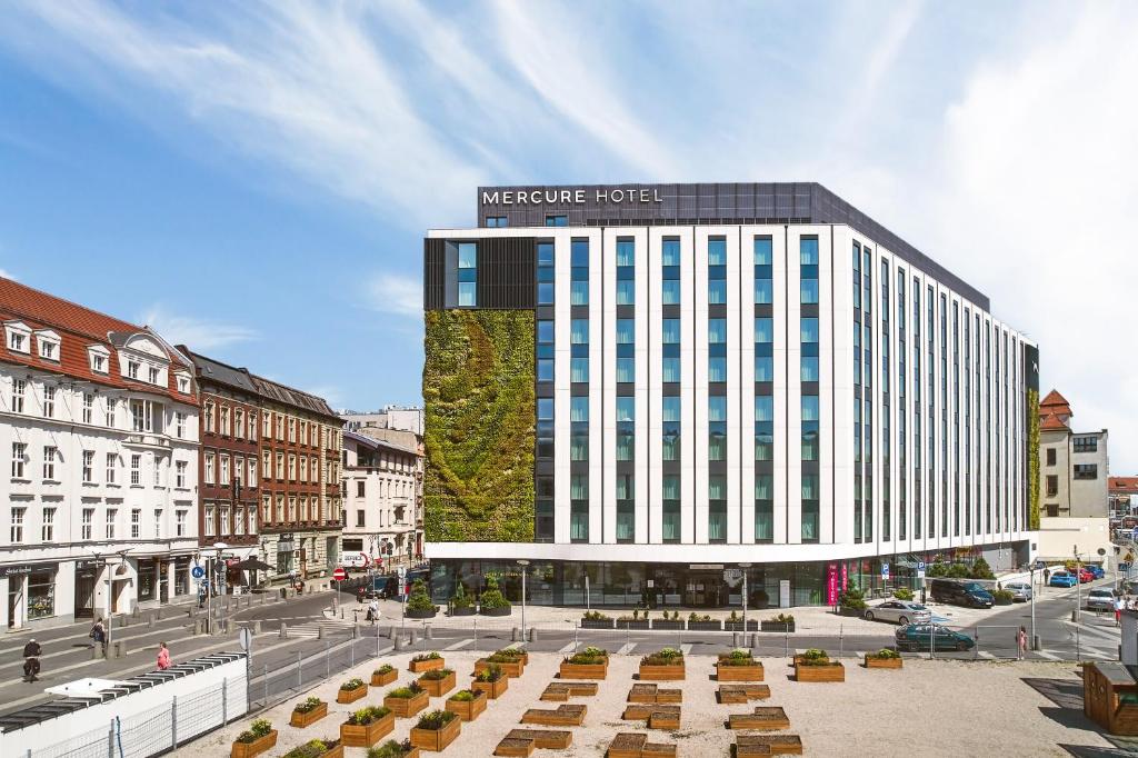 Vue sur l'Hotel Mercure Katowice centrum.