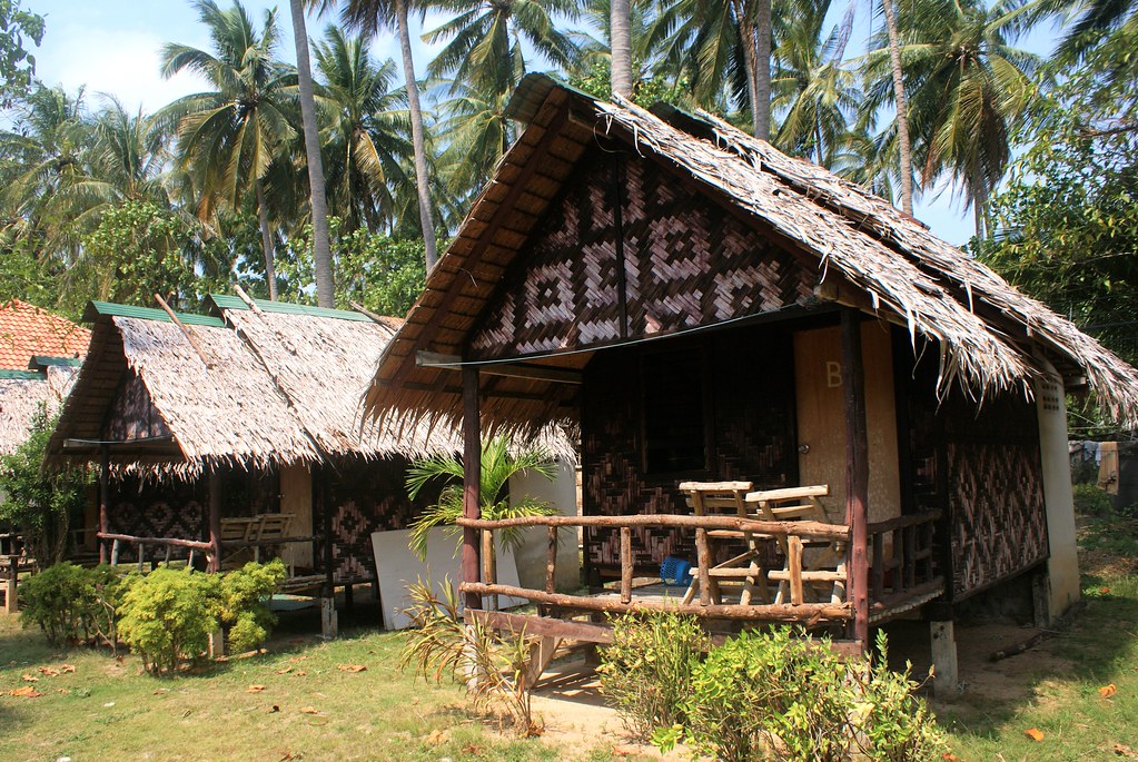 Autre exemple de bungalows à Koh Lanta.