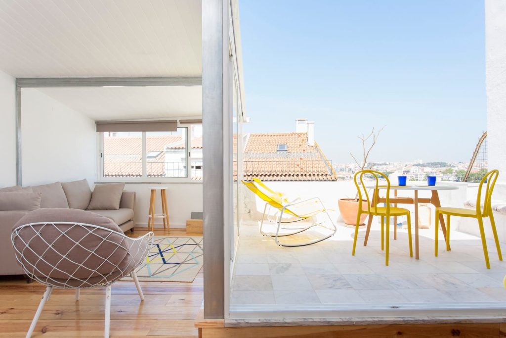 Airbnb à Lisbonne : Location d'appartement avec une superbe vue.