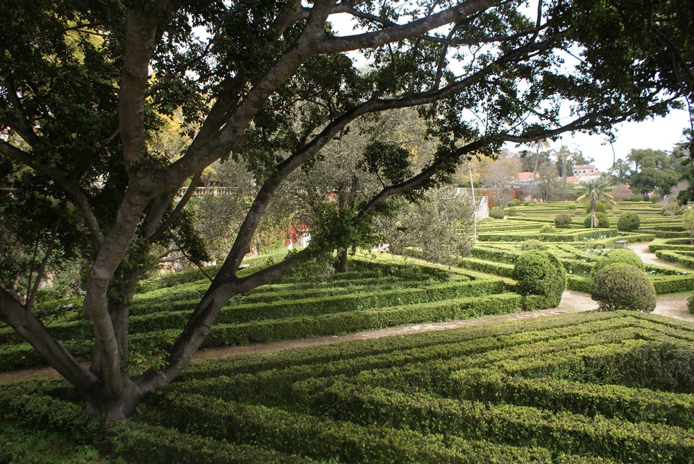 Partie basse du Jardin botanique d'Ajuda à Lisbonne