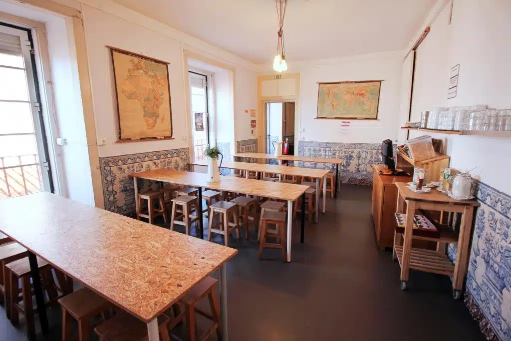 Dans l'auberge de jeunesse Wot New Lisbon à Lisbonne.