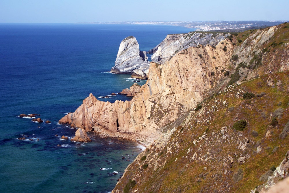 Falaise de Cabo da Roca près de Sintra.