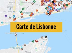 Carte de Lisbonne (Portugal) : Plan détaillé gratuit et en français à télécharger