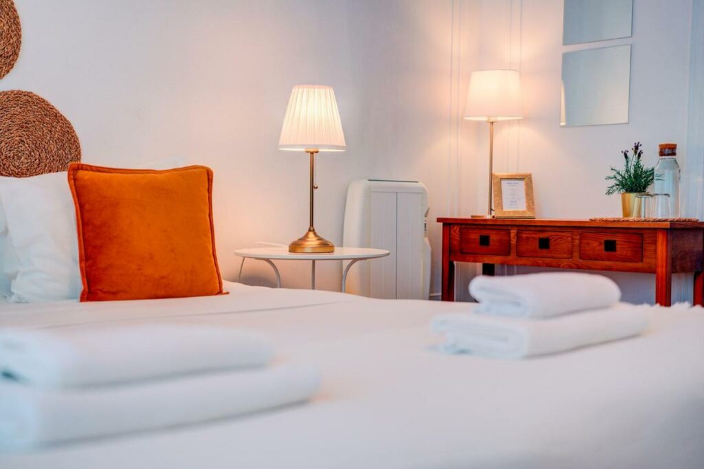 Chambre du Chalet Avila guest house à Lisbonne.