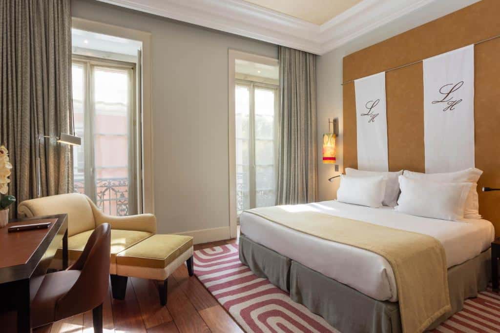 Chambre de l'hotel Heritage Avenida Libertade à Lisbonne.