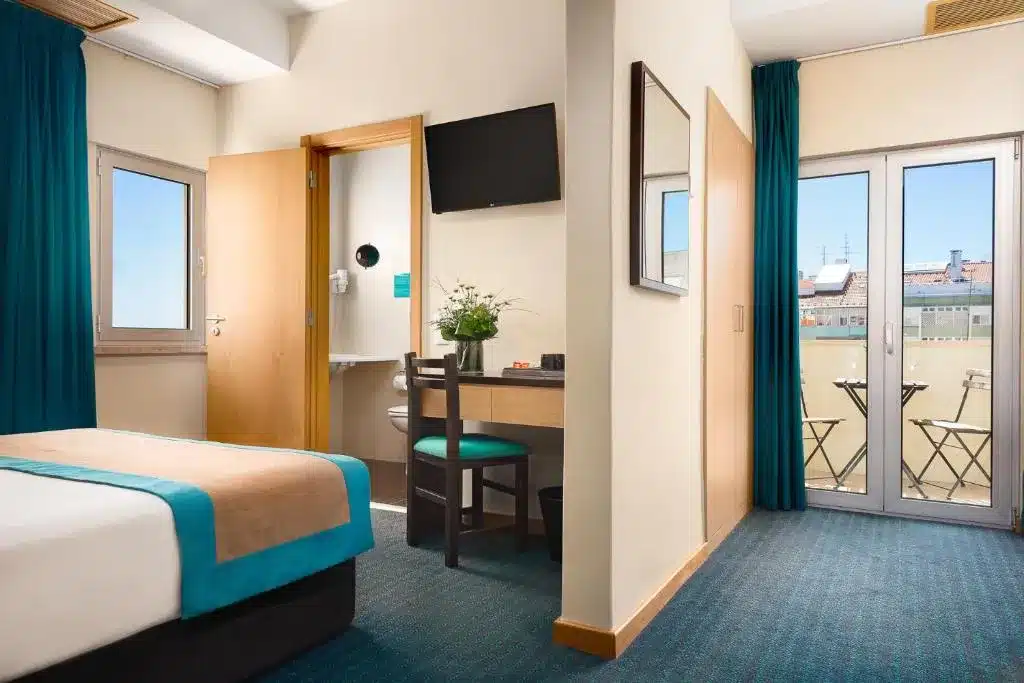 Chambre de l'Hotel DAH à Lisbonne.