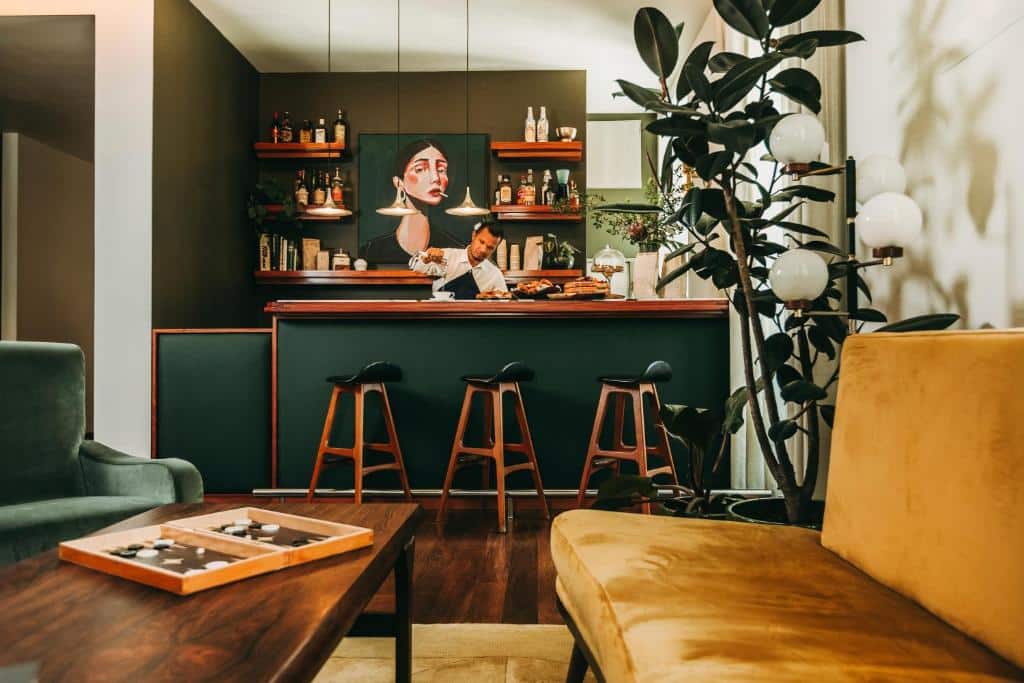 Bar du The Vintage Hotel & Spa Lisbon à Lisbonne.