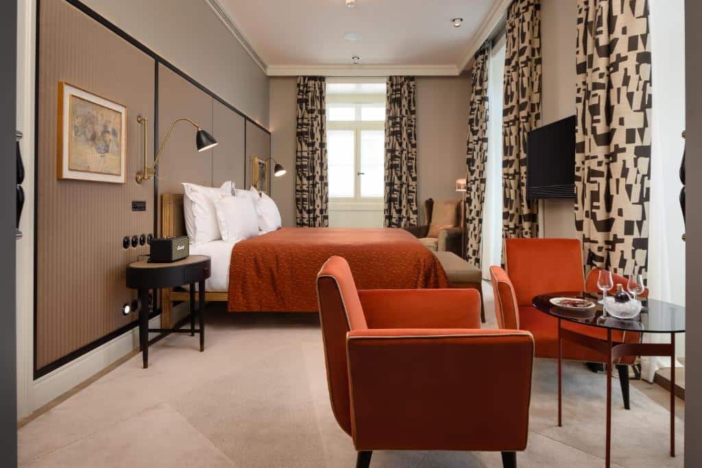 Chambre du Bairro Hotel à Lisbonne.