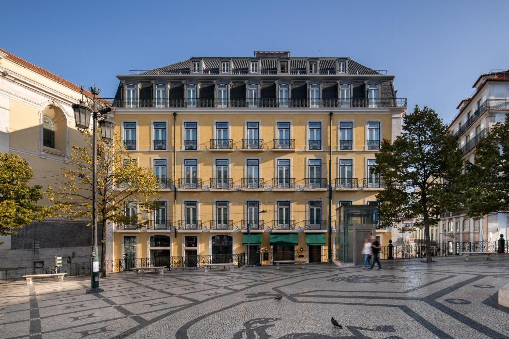 Batiment historique du Bairro Hotel à Lisbonne.