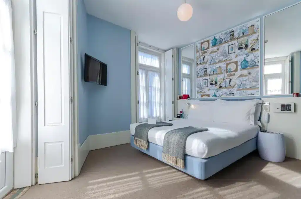 Chambre du LX Boutique hotel à Lisbonne.