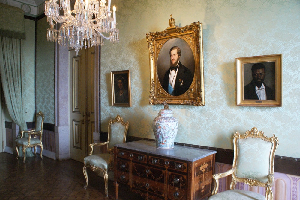 A l'intérieur du Palais national d'Ajuda à Lisbonne.