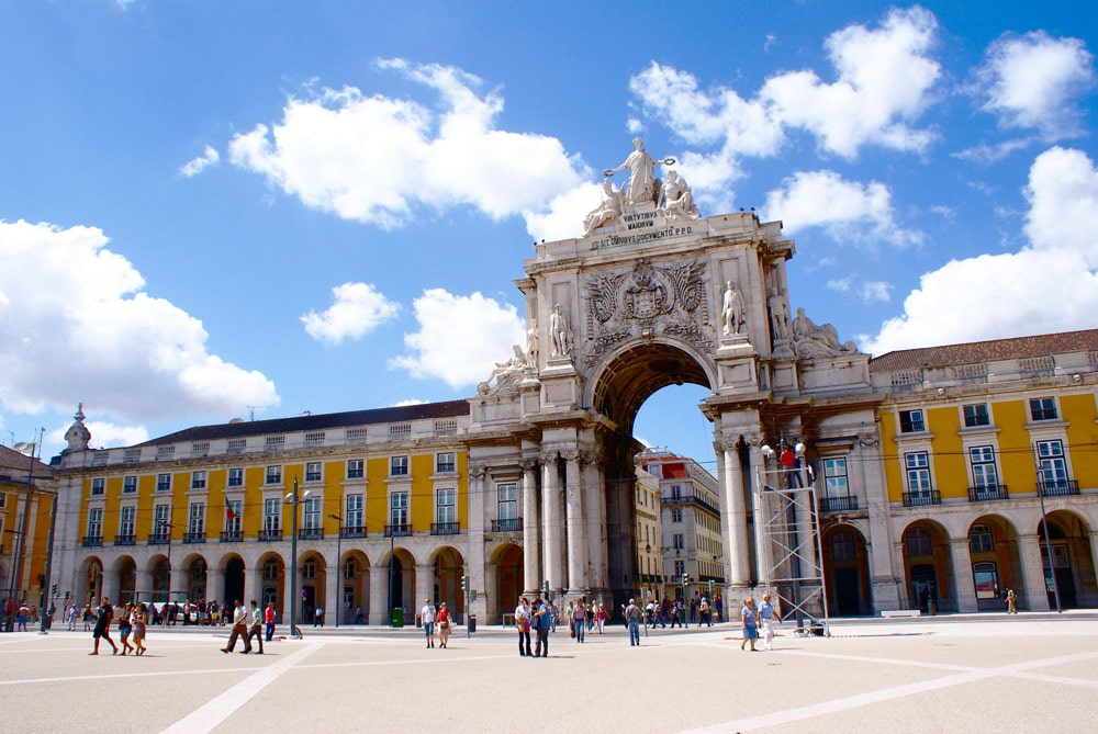 Arc de triomphe de la place du commerce : Passage obligée d'une visite de Lisbonne.
