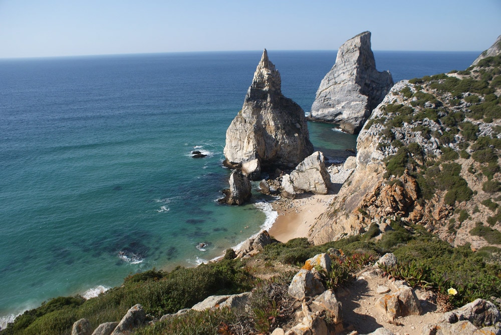 Falaises près de Sintra, Cascais et Lisbonne.