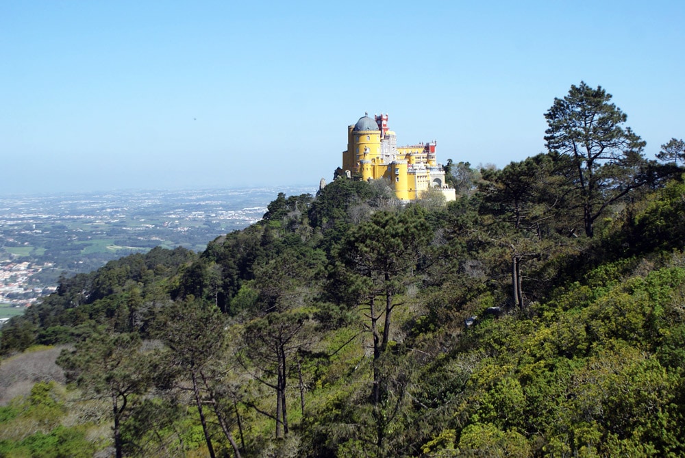 Palais de Pena, surprise multicolore de Sintra et son incroyable jardin.