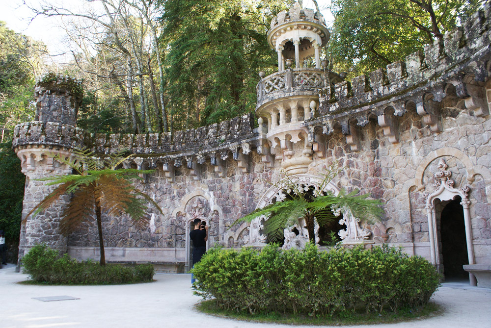 Dans le jardin de la Quinta da Regaleira à Sintra.