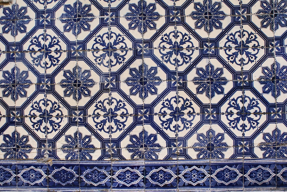 Dans le musée de l'azulejo de Lisbonne.