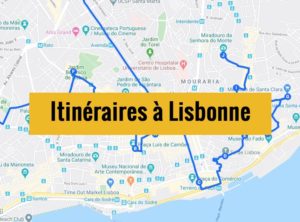 Itinéraires à Lisbonne en 2 et 3 jours à pied (20 étapes)