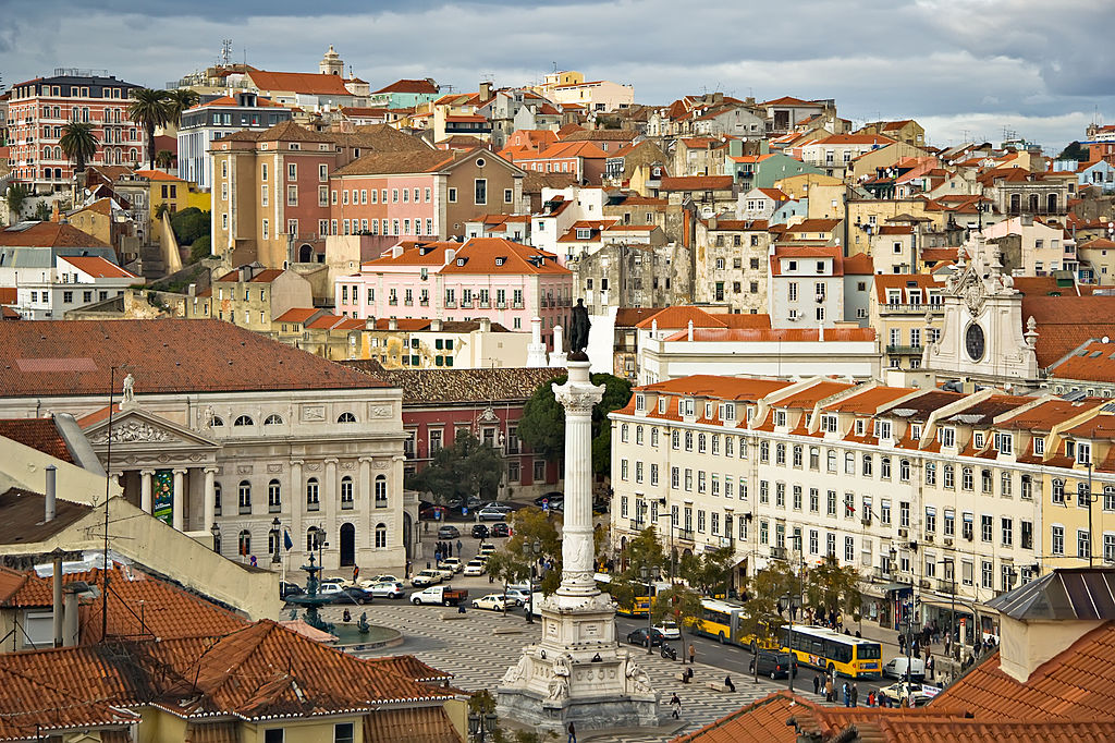 Place de Rossio dans le quartier de Baixa à Lisbonne - Photo de Luca Galuzzi * http://www.galuzzi.it