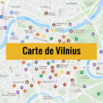 Carte de Vilnius : Tous les lieux du guide