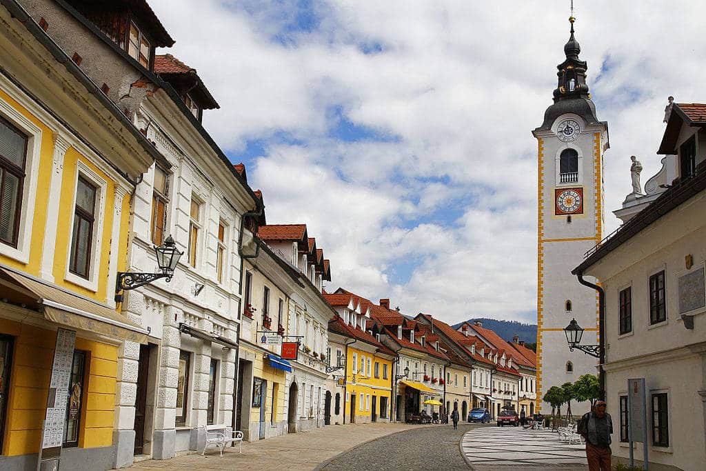 Dans le centre de Kamnik - Photo d'Imke Stahlmann -Licence CC BY SA 2.0