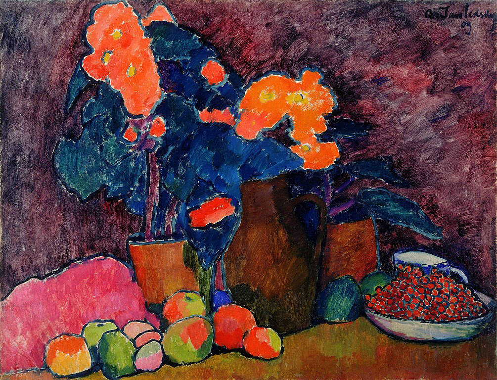 Tableau de Alexej von Jawlensky à la Galerie Nationale de Slovénie.