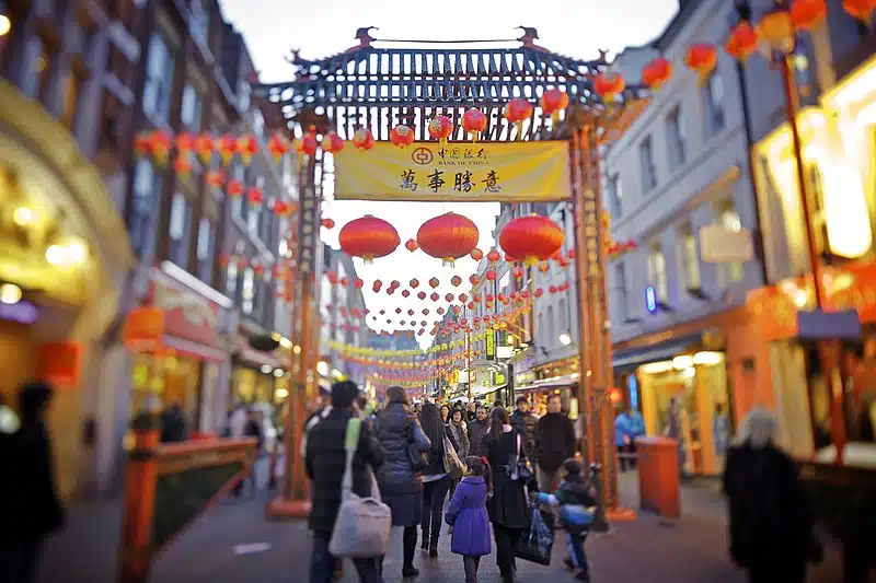 Porte de Chinatown à Soho, Londres – Photo d’Aurélien Guichard