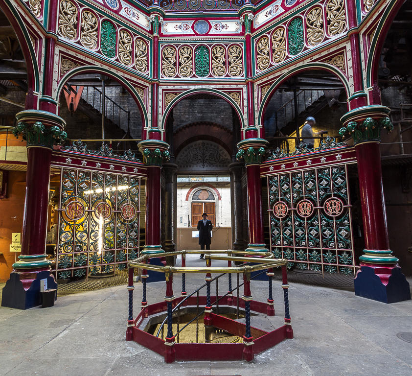 La pièce Octogon dans la station de pompage Crossness Pumping Station. Photo de Christine Matthews.