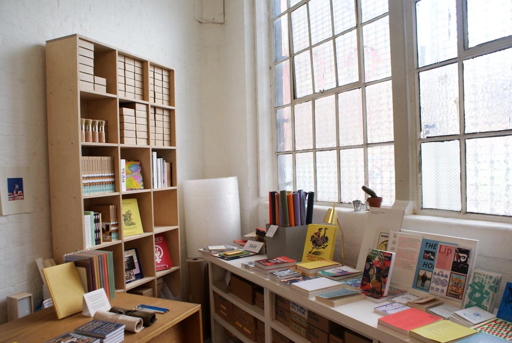 London Centre for Book arts dans le quartier d'Hackney Wick à Londres.