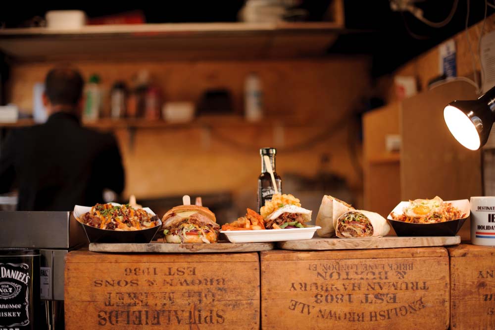 Fast food dans le Camden market à Camden Town - Photo de Paula Vermeulen