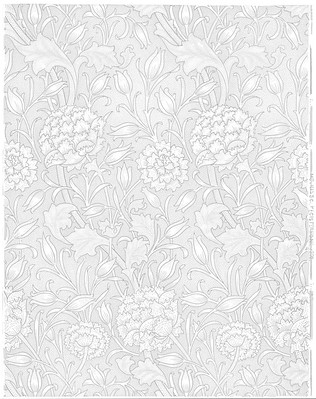 Motif de William Morris à colorier