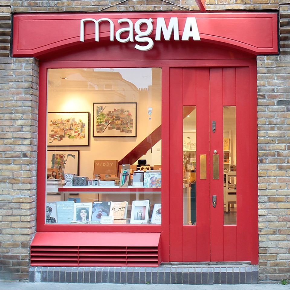 Boutique Magma à Londres.