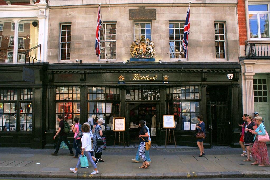 Hatchards, la plus ancienne librairie toujours en activité à Londres à Mayfair.