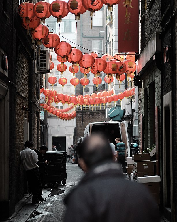 Dans une ruelle de Chinatown dans le quartier de Soho à Londres - Photo de Craig Whitehead